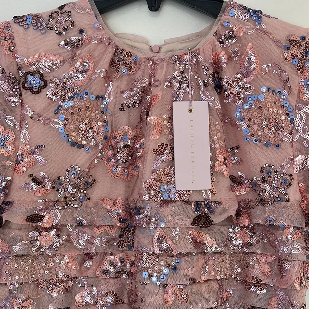 Rachel Parcell embroidered Tulle Dress with sequins - Picture 15 of 17